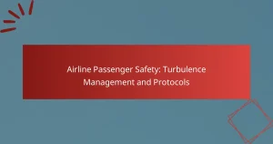 Airline Passenger Safety: Turbulence Management and Protocols